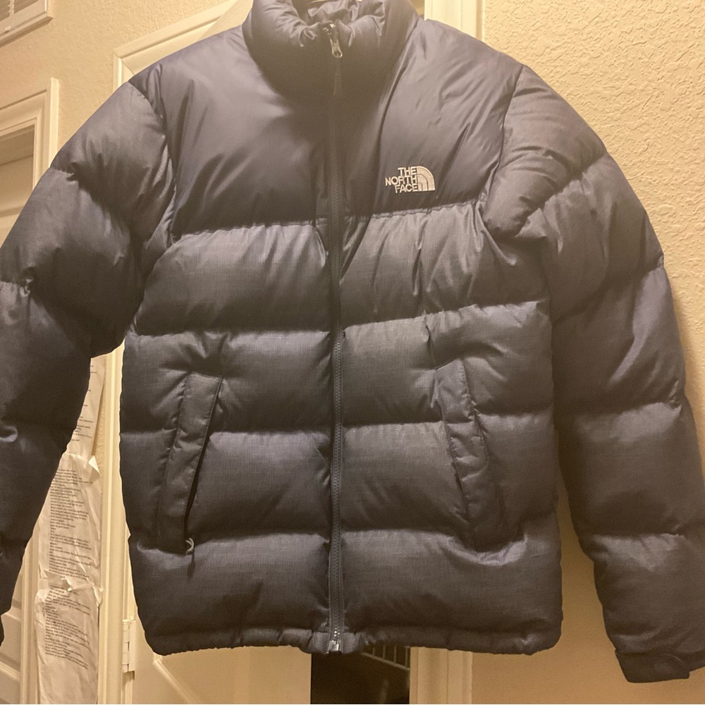 The North Face Dark Blue Puffer Jacket